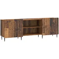 Syfax Meuble TV Bois ancien 150 x 31 x 52 cm Bois d'ingénierie