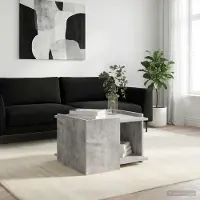 Prolenta Maison Exclusive - Table basse gris béton 50,5 x 50 x 33 cm, aggloméré