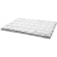 HANSKRUCHEN GmbH HANSKRUCHEN couette en duvet 155x220 cm extra légère 100% duvet lavable pour personnes allergiques respirante à caissons blanche