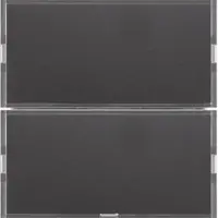 Hager Berker 80162785 Bouton-poussoir double confort KNX - Berker S.1/B.3/B.7 pour anthracite et alu