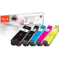 Peach PI200-285 cartouche d'encre 5 pc(s) Compatible Haut Rendement (XL) Noir, Cyan, Magenta, Photo noir, Jaune
