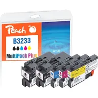 Peach PI500-281 - Encre pigmentaire - Noir - Cyan - Magenta - Jaune - Brother - DCPJ 1100 DW