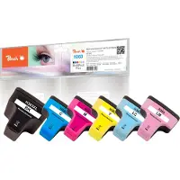 Peach 0F319010 cartouche d'encre 6 pc(s) Compatible Noir, Bleu, Cyan, Magenta, Jaune