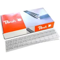 Peach Reliure en fil de fer 6mm argent, Relieuse : accessoires, Argent