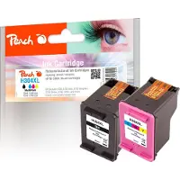 Peach PI300-808 - Encre à pigments - Noir - Cyan - Magenta - Jaune - HP - Multi pack - HP DeskJet 3720 HP DeskJet 3720 blue HP DeskJet 3720 seagrass HP DeskJet 3720 Series HP DeskJet... - 2 pièce(s)