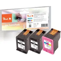 Peach 0F319640 cartouche d'encre 3 pc(s) Noir, Cyan, Magenta, Jaune