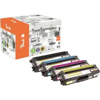 Peach 112061 toner cartridge 4 pc(s) Compatible Black, Cyan, Magenta, Yellow