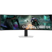 Samsung S49DG910SU écran plat de PC 124,5 cm (49") 5120 x 1440 pixels Dual QHD OLED Argent