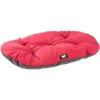 Ferplast Lit pour chien moelleux, 55 x 36 cm, rouge, lavable, en coton