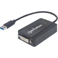 Manhattan Carte graphique USB 152310, noire