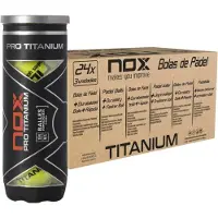 NOX Boîte De Balles De Padel Pro Titanium