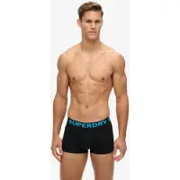 Superdry M3110461a Trunk Boxers 2 Units Noir 2XL Homme