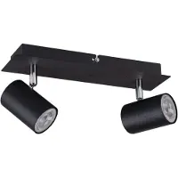Kanlux S.A. Applique-plafonnier EVALO GU10 noir 2x 35693 (GU10)