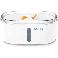 Rojeco Water Fountain For Pets Wireless 2.5l Blanc