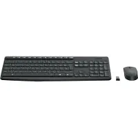 Logitech Mk235 Wireless Keyboard And Mouse Spanish Noir