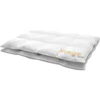 HANSKRUCHEN GmbH HANSKRUCHEN couette en duvet 260x220 cm chaleur moyenne 100% duvet lavable pour personnes allergiques couette toutes saisons respirante blanche