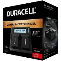 PSA Chargeur double pour DR9967/LP-E10 (Chargeur de batterie d'appareil photo), Alimentation pour appareil photo, Noir