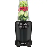Sencor SNB 6600BK Nutri blender, 2 récipients d'un volume de 0,8 et 1,0 l, matériau sans BPA, puissance 1 200 W, programmes prédéfinis Pulse/Blend/Extra blend, base antidérapante
