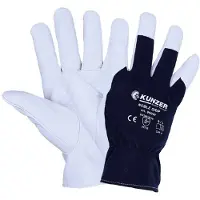 Kunzer 9NG08 Gant de montage en coton et cuir nappa de chèvre Taille (gants) : 8 (8, M)