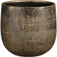 Usorteret Pot de fleurs Marcus 1155656, céramique, Ø 21 cm, bronze (21 x 19 cm)