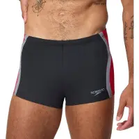 Speedo Solid Splice Swimming Boxer Noir UK 40 Homme