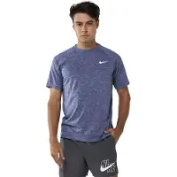 Nike Heather Short Sleeve T-shirt Gris S Homme