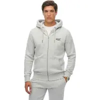 Superdry Vintage Logo Embroidered Half Zip Sweatshirt Gris 2XL Homme