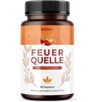Glory Products OÜ Gélules Feuerquelle – À la vitamine C (contribue au métabolisme énergétique normal et au bon fonctionnement du système immunitaire) – Vinaigre de cidre et épices – Contenu : 60 gélules