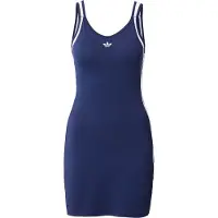 Adidas Originals Slim Sleeveless Short Dress Bleu M Femme
