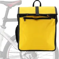 OEM Sacoche de vélo imperméable - Sacoche de vélo individuelle pour sac à dos - Arrière - Porte-bagages - Accessoires de vélo - Vélo - École - Travail - Courses