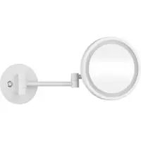 Bemeta Miroir cosmétique avec éclairage LED Blanc diamètre 200 mm blanc