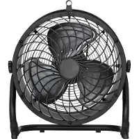 StarTech.com ventilateur de sol 14 pouces - 3 vitesses - inclinaison réglable à 360° - Ventilateur industriel à grande vitesse pour une puissance de refroidissement maximale