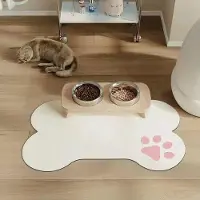 OEM Tapis en placenta animal pour animaux de compagnie, lit pour chien, absorbant, antidérapant, facile à nettoyer, tapis pour la nourriture des chats et des chiens, 40 x 60 cm