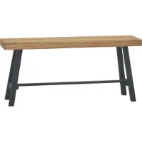 Syfax Banc 110 cm Bois massif de teck