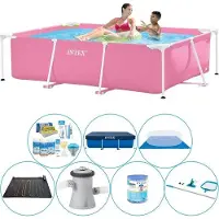 OEM Piscine - 220 x 150 x 60 cm - Rose
