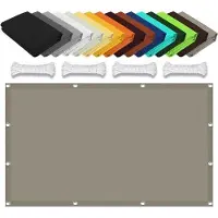 OEM Parasol imperméable pour terrasses - Vie en plein air - Protection UV à 98 % - 90 x 150 cm - Marron