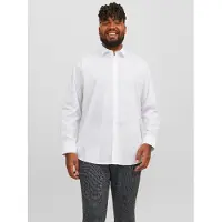 Jack & Jones Chemise à Manches Longues Joe Plain Plus Size