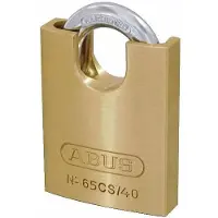 ABUS Cadenas en laiton - anse cémentée protégée - NANO PROTECT¿ - 65 CS50
