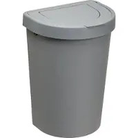 PLAST TEAM Vertriebs GmbH plast team 13580802 plast team Poubelle SEATTLE, 25 litres, argent