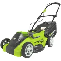 Greenworks G40LM41 tondeuse à gazon Tondeuse à gazon poussée Batterie Noir, Vert