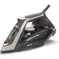 Imetec ZeroCalc Power Fer à vapeur Semelle en acier inoxydable 2600 W Noir, Sable