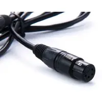 Rolux Câble d'interconnexion XLR 4 broches femelle vers RL-C7 4 broches mâle