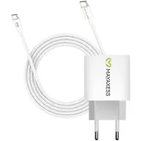 Avizar Mayaxess, chargeur 20 W pour Pixel 9 Pro XL + câble USB-C de 1 m, blanc