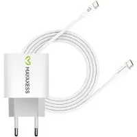 Avizar Mayaxess, chargeur 20 W pour Pixel 8a + câble USB-C de 1 m, blanc