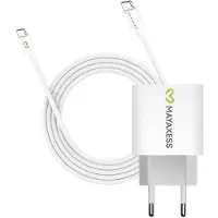 Avizar Mayaxess, chargeur 20 W pour Pixel 6a + câble USB-C de 1 m, blanc