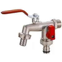 OEM Robinet à double bec 1/2 pouce – Double purgeur pour tuyau d'arrosage