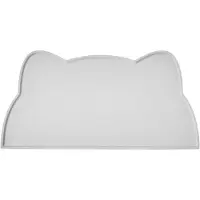 OEM Tapis antidérapant en silicone pour chiens et chats, tapis imperméable pour animaux (gris, taille S)