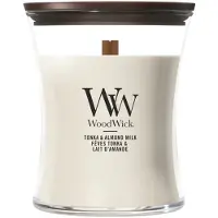 Woodwick Tonka & Almond Milk medium Jar (275 g)