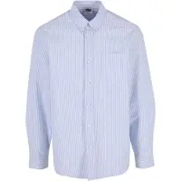 Urban Classics Tb8093 Long Sleeve Shirt Bleu M Homme
