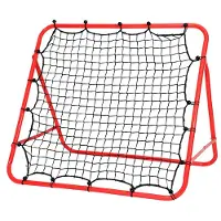 Vigevee Rebondisseur de football, mur de rebond, cage de rebond, filet d'entraînement, filet de but, mur de rebond, angle réglable, angle réglable